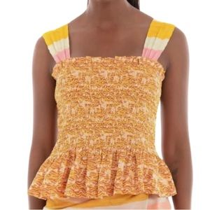 NWT Scotch & Soda Smocked Beach Tank Top